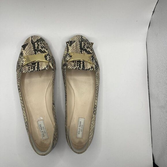 Cole Haan Women's Margarite Roccia Snake PR Ballet Flat Style W09364 Size 7.5B - Picture 4 of 6